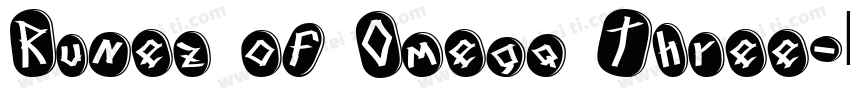 Runez of Omega Three字体转换